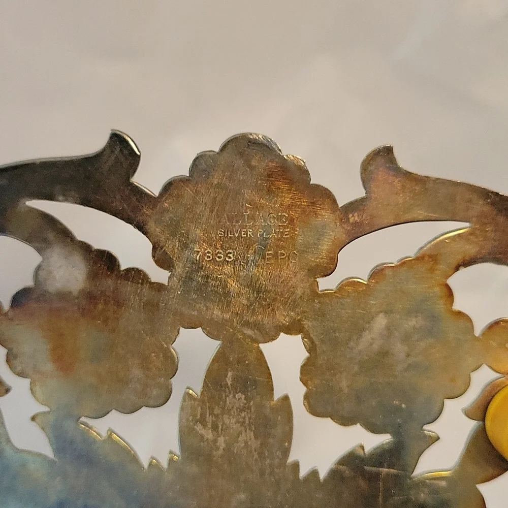 1920 Wallace Silver Plate Trivet